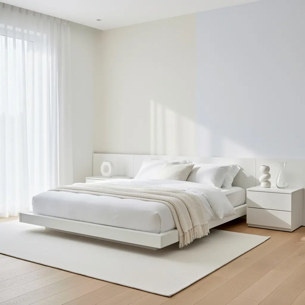 Minimal White Bedroom