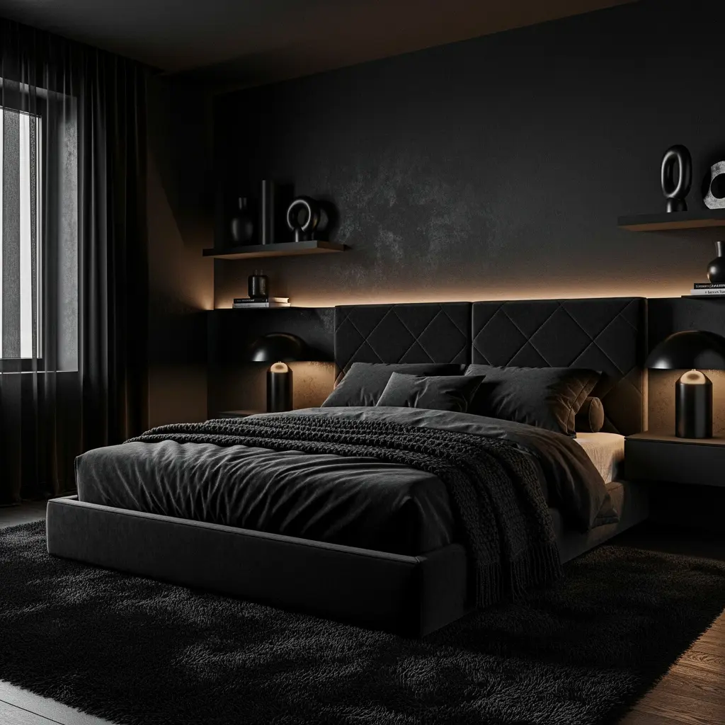 Dreamy Black Bedroom Aesthetic