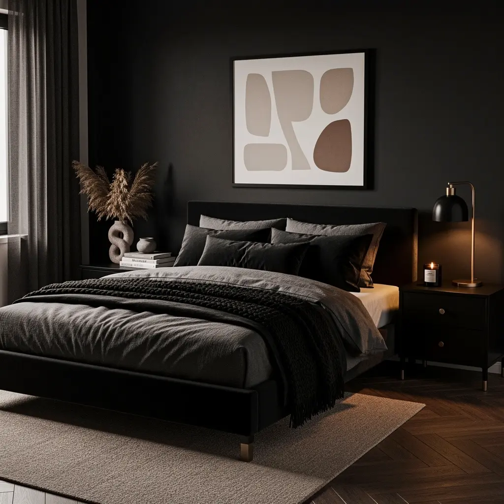 Dreamy Black Bedroom Aesthetic