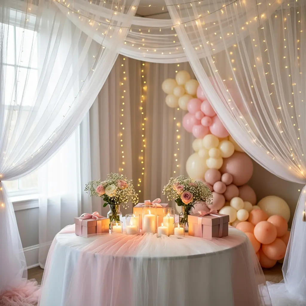 Dreamy Indoor Birthday Decoration