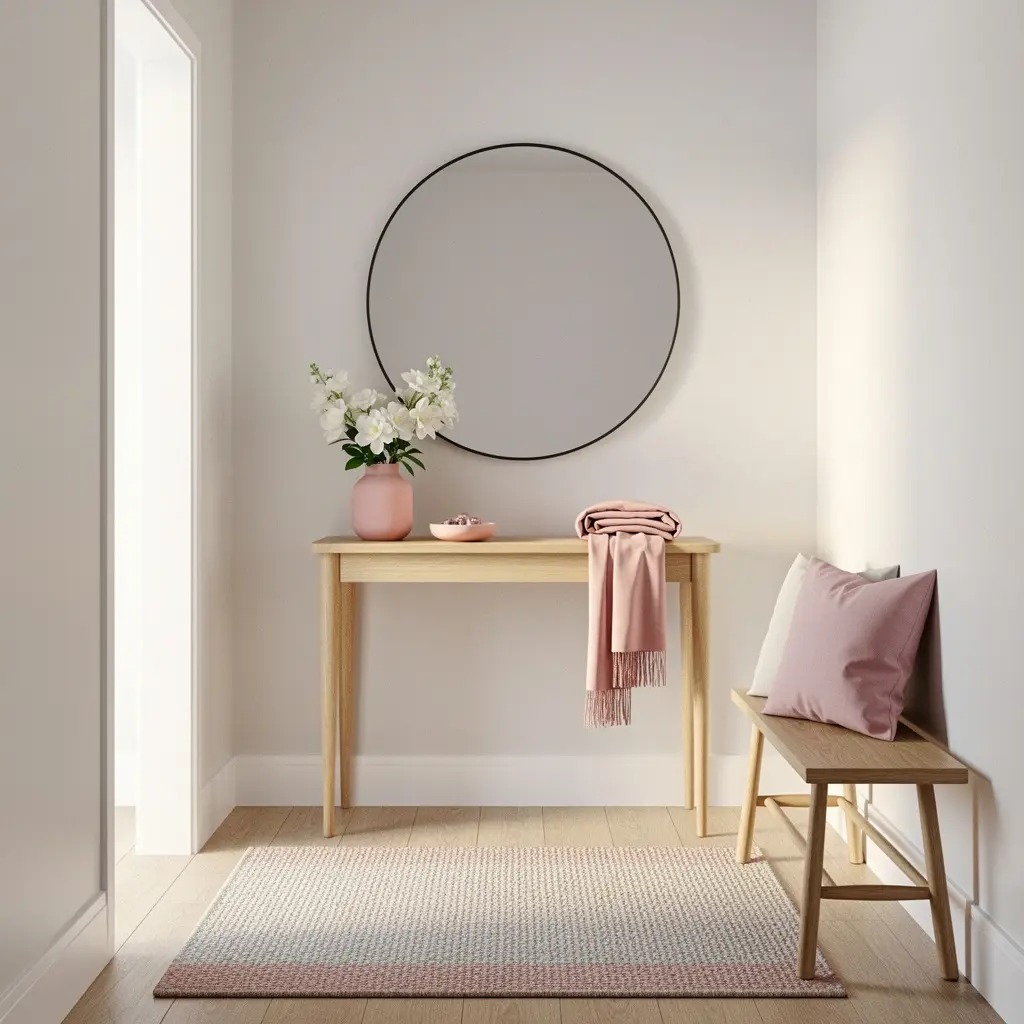 Blush Pink Entryway