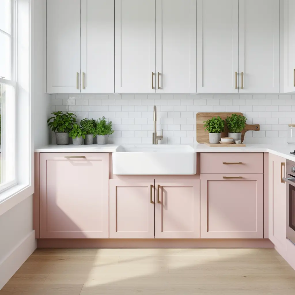 Blush Pink Kitchen