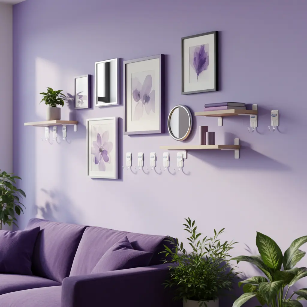 Purple Apartment Decor