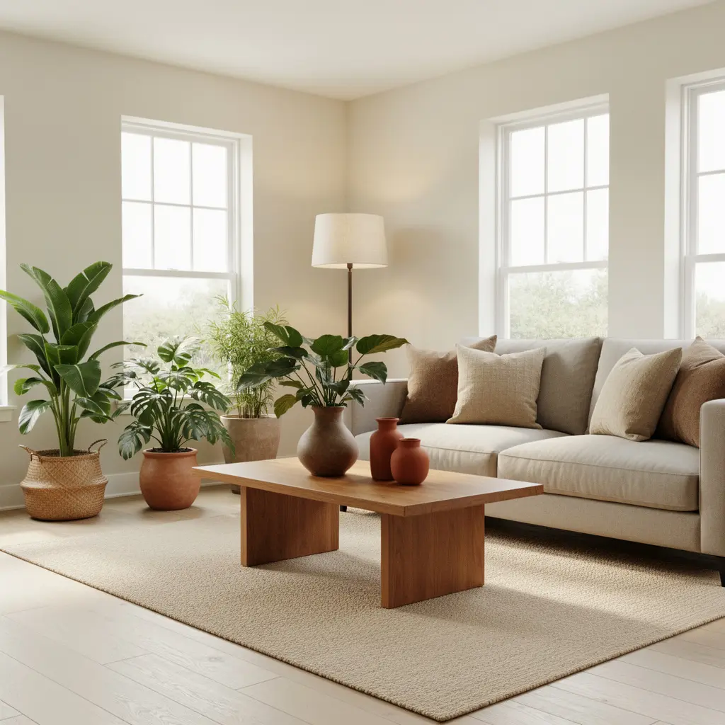 Earthy Living Room Decor