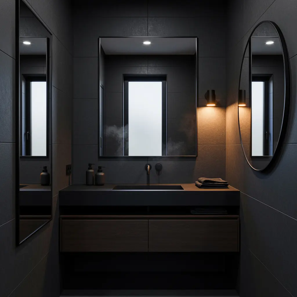 Moody Bathroom Decor