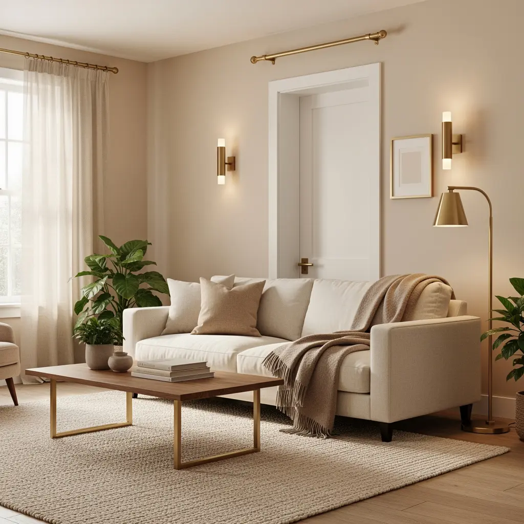Cozy Beige Home Decor