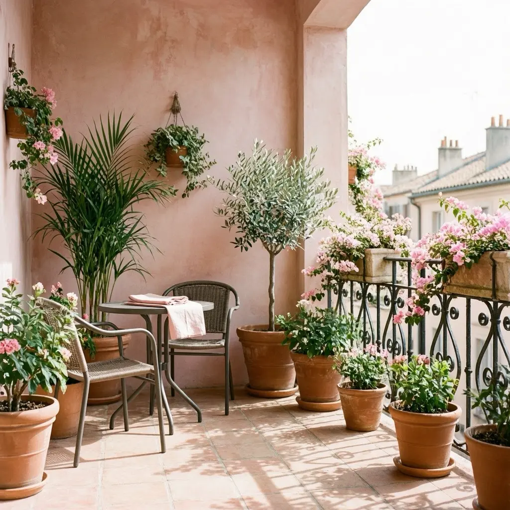Blush Pink Balcony