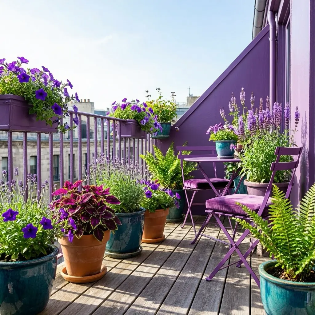 Purple Balcony