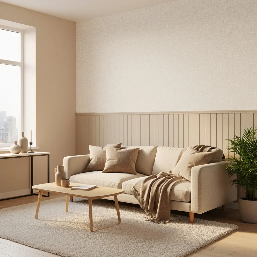 Cozy Beige Apartment Decor