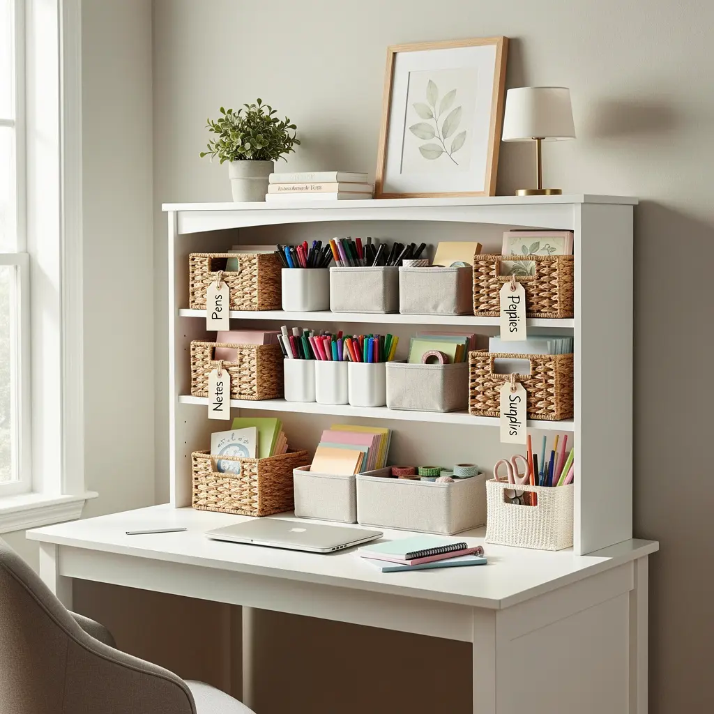 Desk Hutch Decor