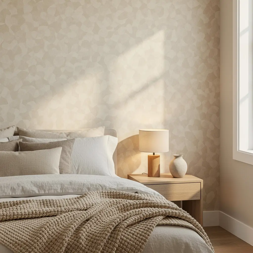 Cozy Beige Bedroom Wall Decor
