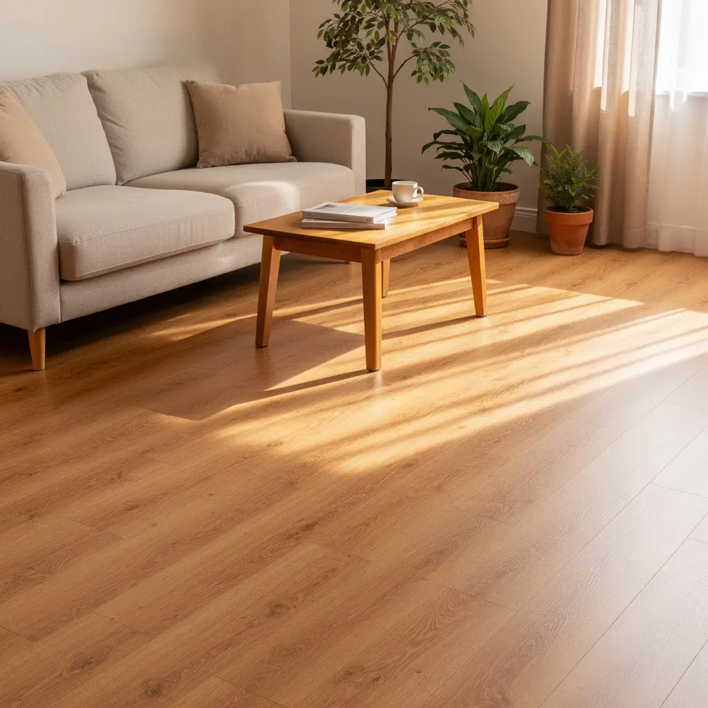 Cozy Living Room Flooring