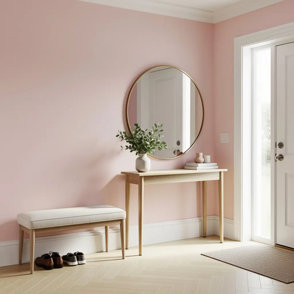 Blush Pink Entryway