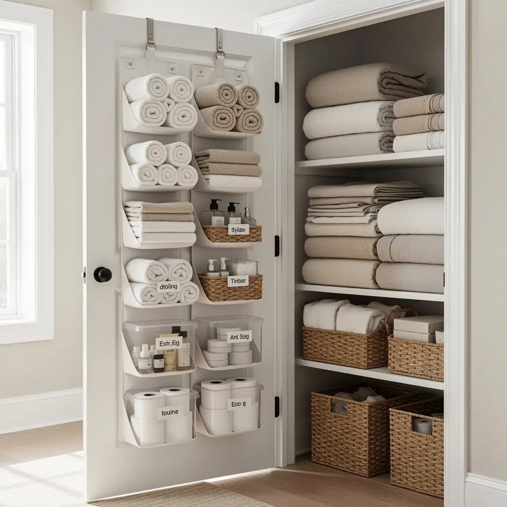 Linen Closet Organization