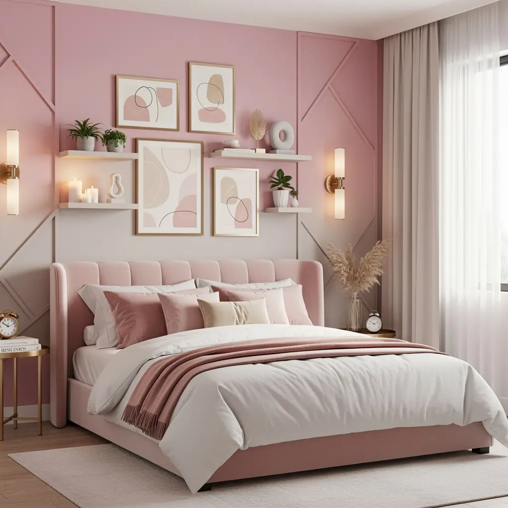 Dreamy Pink Bedroom