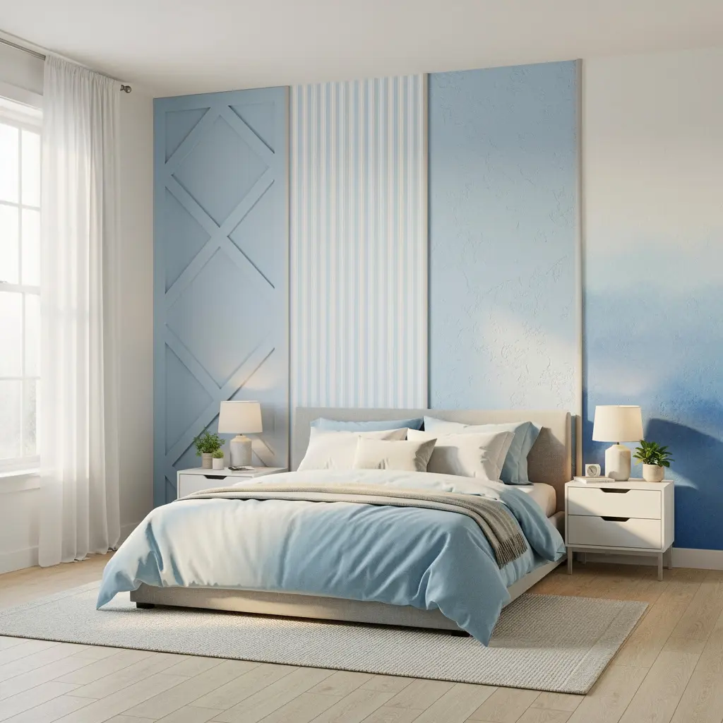 Blue Pastel Bedroom Setup