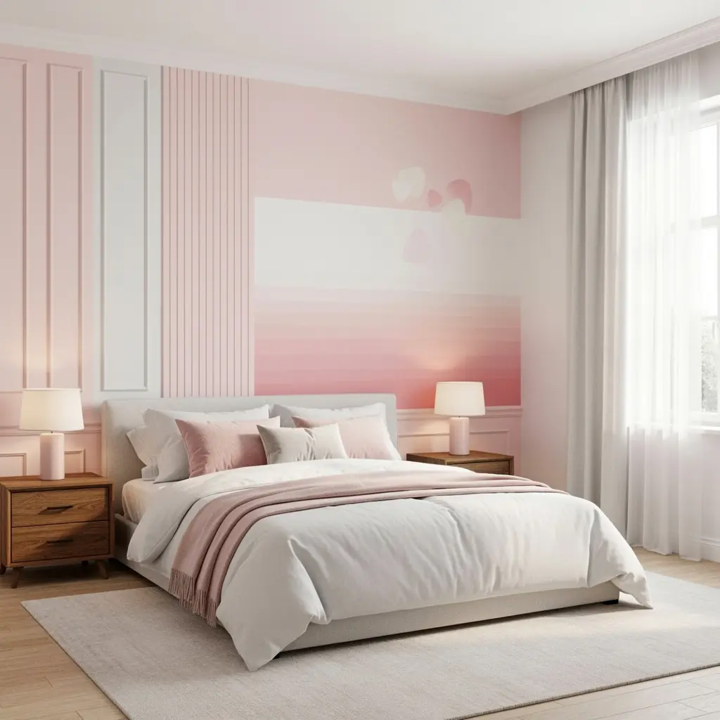 Pink Pastel Bedroom Setup