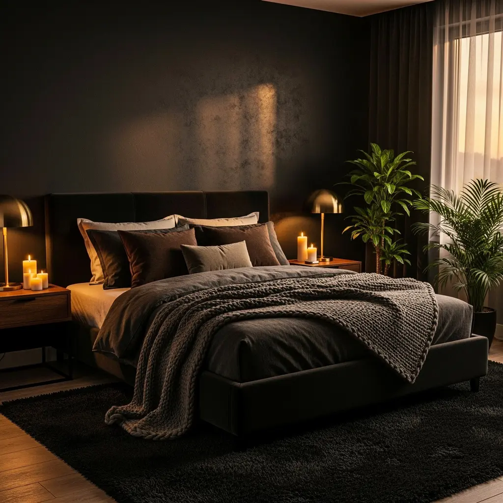 Dreamy Black Bedroom Aesthetic