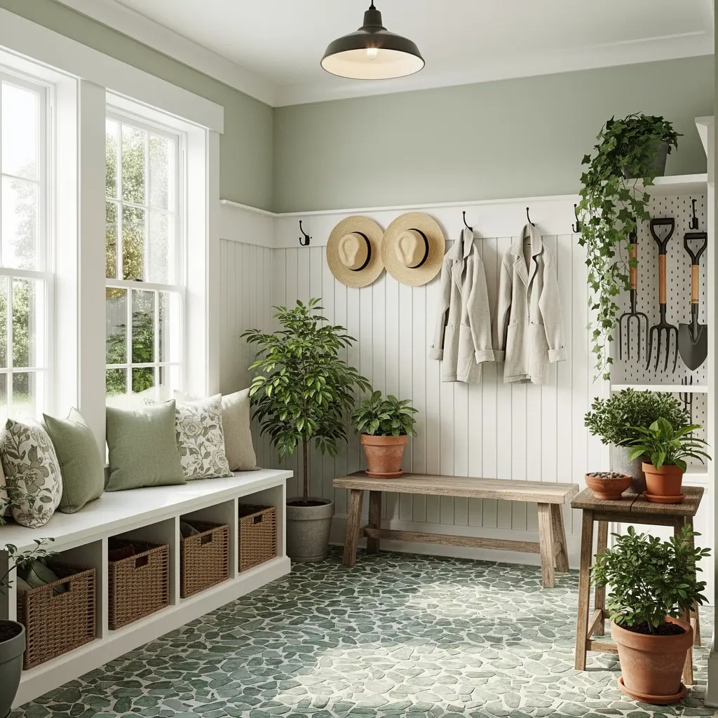Garden-Inspired Mudroom