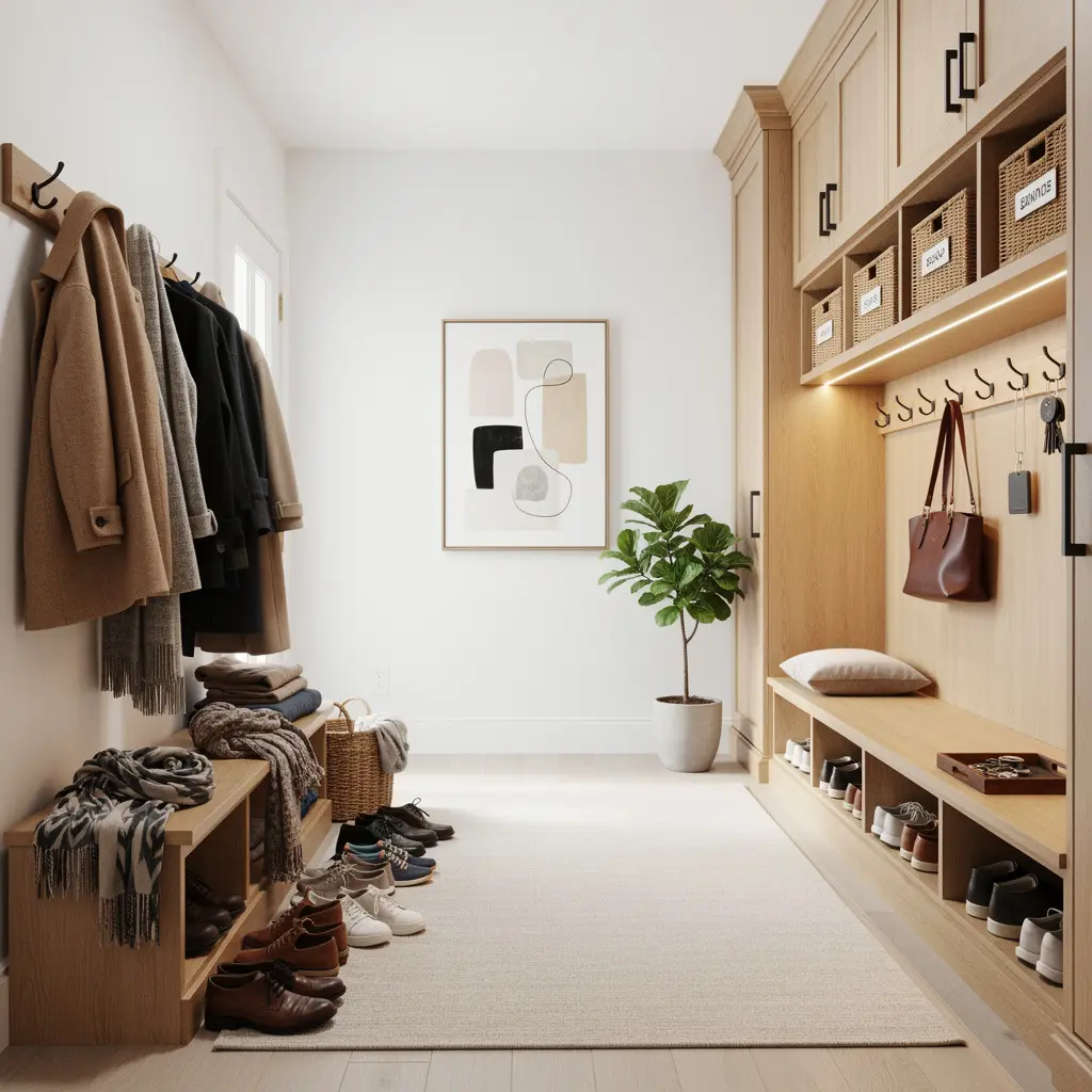 Mudroom Organization